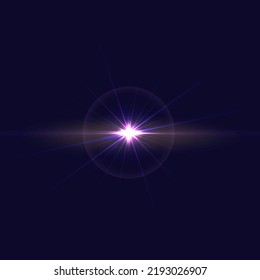  Bright horizontal laser or light rays.
Beautiful highlights with luminous stripes on a light background.Abstract image of lighting flare. 
