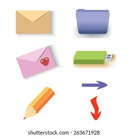 Bright icons