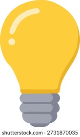 Bright idea lightbulb moment for creative inspiration and innovation