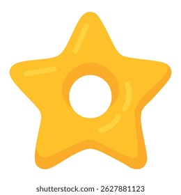 Bright inflatable swim ring in the shape of an orange slice, ideal for tropical summer fun.