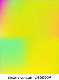 Bright interesting Gradient mesh  vector texture.  Vector illustration cover. Yellow psychedelic design, made with random color spots.