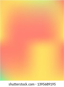 Bright interesting gradient mesh vector. Vector illustration show. Startling splash and spreading spot. Orange psychedelic design, made with random color spots.