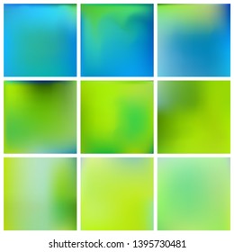 Bright interesting vector texture. Amazing splash and spreading spot. Vector illustration layout. Green psychedelic design, made with random color spots.