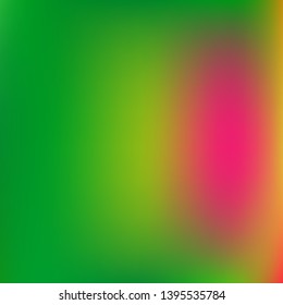 Bright interesting vector texture. Creative splash and spreading spot. Vector illustration presentation. Green psychedelic design, made with random color spots.