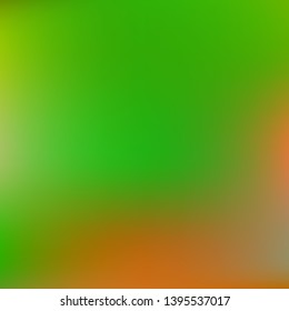 Bright interesting vector texture. Creative splash and spreading spot. Vector illustration presentation. Green psychedelic design, made with random color spots.