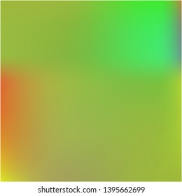 Bright interesting vector texture. Graceful splash and spreading spot. Vector illustration flat. Green psychedelic design, made with random color spots.