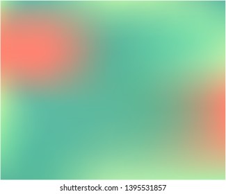 Bright interesting vector texture. Vector illustration flat. Amazing splash and spreading spot. Green psychedelic design, made with random color spots.