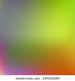 Bright interesting vector texture. Vector illustration shape. Strange splash and spreading spot. Green psychedelic design, made with random color spots.