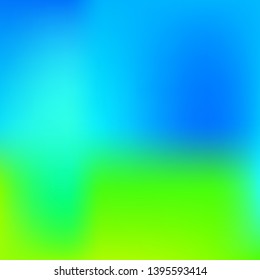 Bright interesting vector texture. Vector illustration presentation. Strange splash and spreading spot. Blue psychedelic design, made with random color spots.