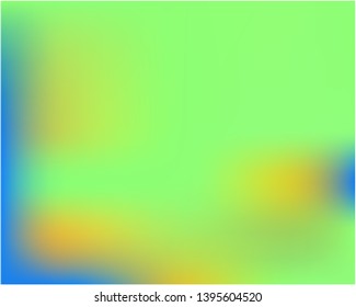 Bright interesting vector texture. Vector illustration invite. Amazing splash and spreading spot. Green psychedelic design, made with random color spots.