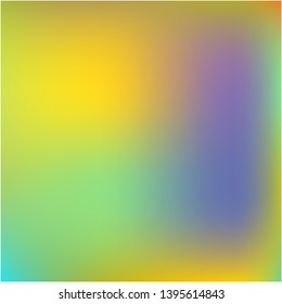 Bright interesting vector texture. Vector illustration cover. Graceful splash and spreading spot. Green psychedelic design, made with random color spots.