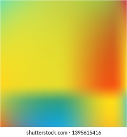 Bright interesting vector texture. Vector illustration space. Graceful splash and spreading spot. Yellow psychedelic design, made with random color spots.