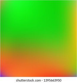Bright interesting vector texture. Vector illustration invite. Trendy splash and spreading spot. Green psychedelic design, made with random color spots.