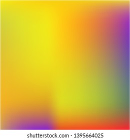 Bright interesting vector texture. Vector illustration space. Unreal splash and spreading spot. Yellow psychedelic design, made with random color spots.