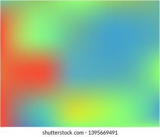 Bright interesting vector texture. Vector illustration invite. Strange splash and spreading spot. Blue psychedelic design, made with random color spots.