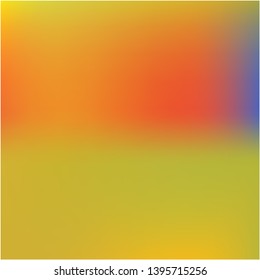 Bright interesting vector texture. Vector illustration flat. Graceful splash and spreading spot. Orange psychedelic design, made with random color spots.