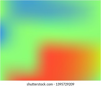 Bright interesting vector texture. Vector illustration flyer. Magic splash and spreading spot. Green psychedelic design, made with random color spots.