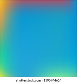 Bright interesting vector texture. Vector illustration flyer. Graceful splash and spreading spot. Blue psychedelic design, made with random color spots.