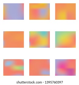 Bright interesting vector texture. Vector illustration flyer. Trendy splash and spreading spot. Orange psychedelic design, made with random color spots.