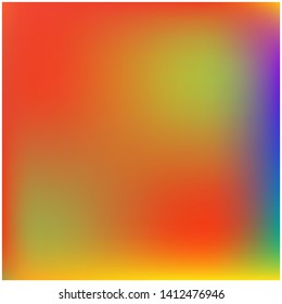 Bright interesting vector texture. Vector illustration flyer. Strange splash and spreading spot. Orange psychedelic design, made with random color spots.