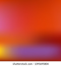 Bright interesting vector texture. Juicy splash and spreading spot. Vector illustration cover. Red psychedelic design, made with random color spots.