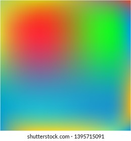 Bright interesting vector texture. Juicy splash and spreading spot. Vector illustration flat. Blue psychedelic design, made with random color spots.