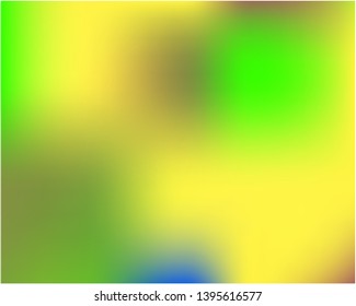 Bright interesting vector texture. Startling splash and spreading spot. Vector illustration shape. Yellow psychedelic design, made with random color spots.