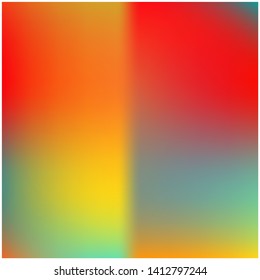 Bright interesting vector texture. Startling splash and spreading spot. Vector illustration shape. Red psychedelic design, made with random color spots.