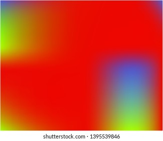 Bright interesting vector texture. Strange splash and spreading spot. Vector illustration shape. Red psychedelic design, made with random color spots.