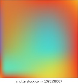Bright interesting vector texture. Trendy splash and spreading spot. Vector illustration layout. Red psychedelic design, made with random color spots.