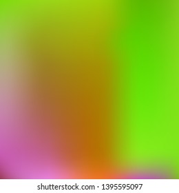 Bright interesting vector texture. Trendy splash and spreading spot. Vector illustration layout. Green psychedelic design, made with random color spots.