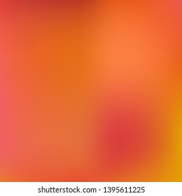 Bright interesting vector texture. Trendy splash and spreading spot. Vector illustration show. Orange psychedelic design, made with random color spots.