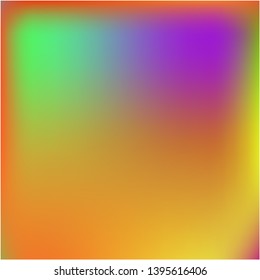 Bright interesting vector texture. Trendy splash and spreading spot. Vector illustration show. Orange psychedelic design, made with random color spots.