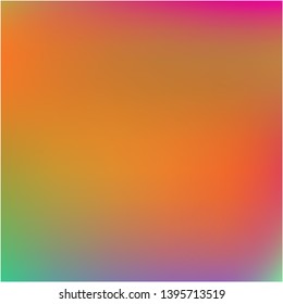 Bright interesting vector texture. Trendy splash and spreading spot. Vector illustration flyer. Orange psychedelic design, made with random color spots.