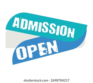 A bright and inviting graphic announcing “Admissions Open.” The design features students smiling, graduation caps, and educational icons, symbolizing learning and success