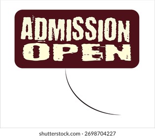 Um gráfico brilhante e convidativo anunciando "Admissões abertas". O design apresenta estudantes sorrindo, bonés de formatura e ícones educacionais, simbolizando aprendizagem e sucesso