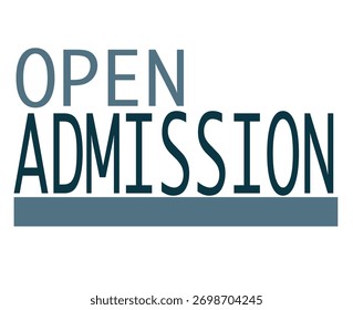 A bright and inviting graphic announcing “Admissions Open.” The design features students smiling, graduation caps, and educational icons, symbolizing learning and success