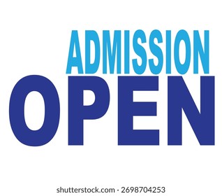 A bright and inviting graphic announcing “Admissions Open.” The design features students smiling, graduation caps, and educational icons, symbolizing learning and success