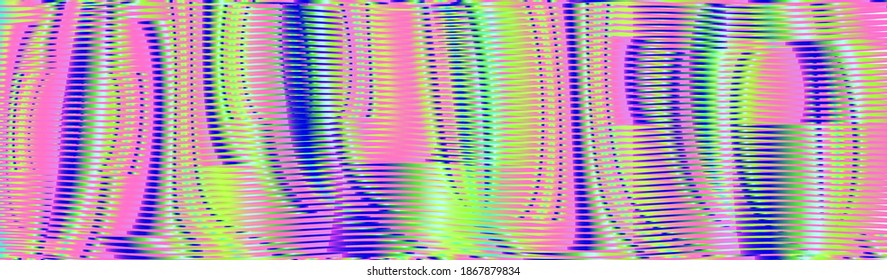 Bright Iridescent abstract background with wavy lines and soft rounded forms. Multicolored gradient texture for web background saver, mobile apps, business card, page, image of blog, books, site.