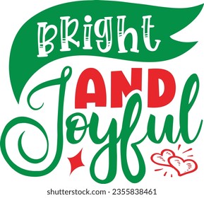 Bright and joyful - Christmas design