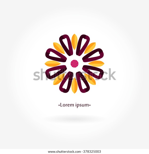 Bright Juicy Logo Beautiful Circular Logos Stock Vector Royalty