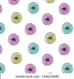 
bright, juicy, modern pattern citrus