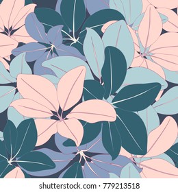 Bright Jungle Seamless Vector Pattern