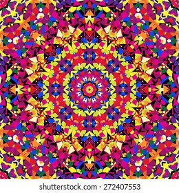 Bright Kaleidoscope Pattern. Vector Illustration - Eps 8
