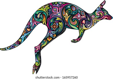 Bright kangaroo