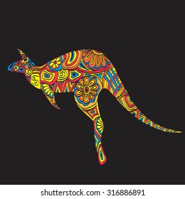 Bright kangaroo