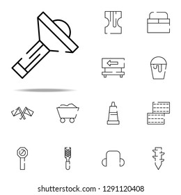 bright lantern icon. construction icons universal set for web and mobile