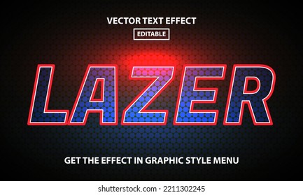 Bright Laser editable text effect style, Lettering with neon light effect