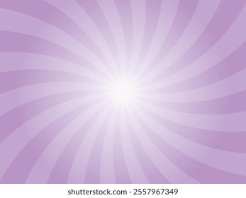 Bright Lavender sunshine colorful vector background. Abstract sunburst design wallpaper for template banner business social media advertising. cartoon backdrop. 