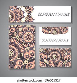 bright layout with mandalas
